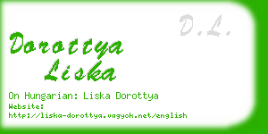 dorottya liska business card